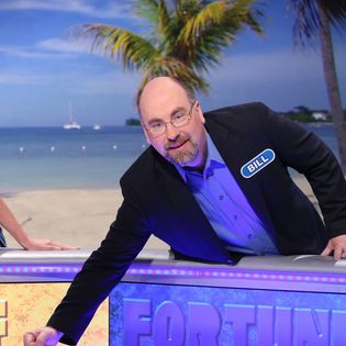 Picture of Mr.Parker playing Wheel of Fortune