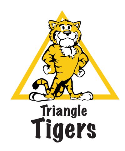 Triangle Elementary tiger mascot